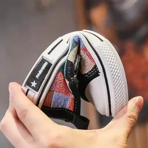 Children-s-Casual-Shoes-Toddlers-Kids-Canvas-Sneakers-for-Boys-Girls-Fashion-Classic-Checkered-Soft-Rubber-5 – saadaval Tootemaailm e-kaubamajas