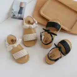 Girl-Sandals-Bowtie-Braided-Soft-21-30-Inafnt-Children-Sliders-Bohemia-Style-Classic-Fashion-Open-Toe-1 – saadaval Tootemaailm e-kaubamajas