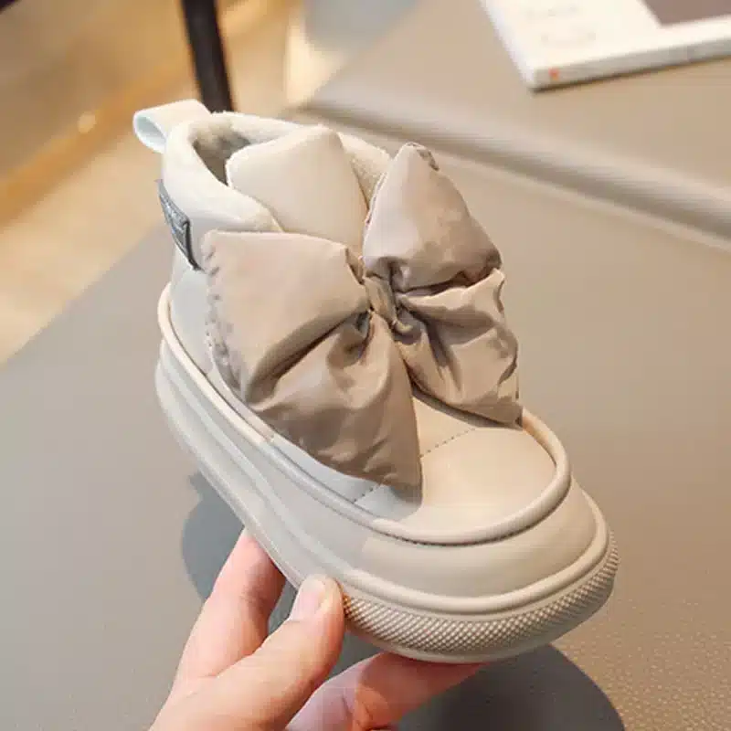 Winter-Children-Snow-Boots-Girls-Fashion-Big-Bow-tie-Design-Princess-Boots-Kids-Warm-Thicken-Cotton-4 – saadaval Tootemaailm e-kaubamajas