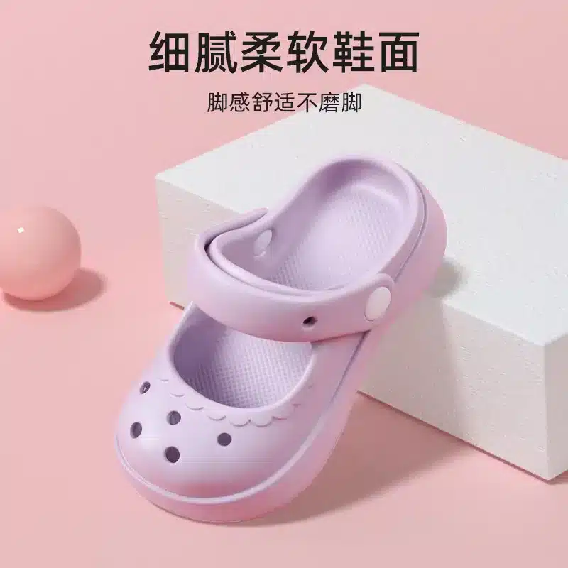 Summer-Solid-Girls-Slippers-EVA-Soft-Anti-Slip-Platform-Kids-Clogs-Shoes-Waterproof-Hollow-Out-Garden-5 – saadaval Tootemaailm e-kaubamajas