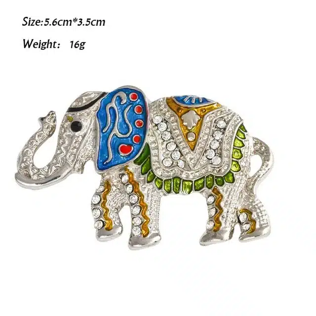 Retro Insect Dragonfly Butterfly Broach Bee Brooch Women Crystal Animal Elephant Cat Birds Sea Horse Broches Mujer Men Brosche 19