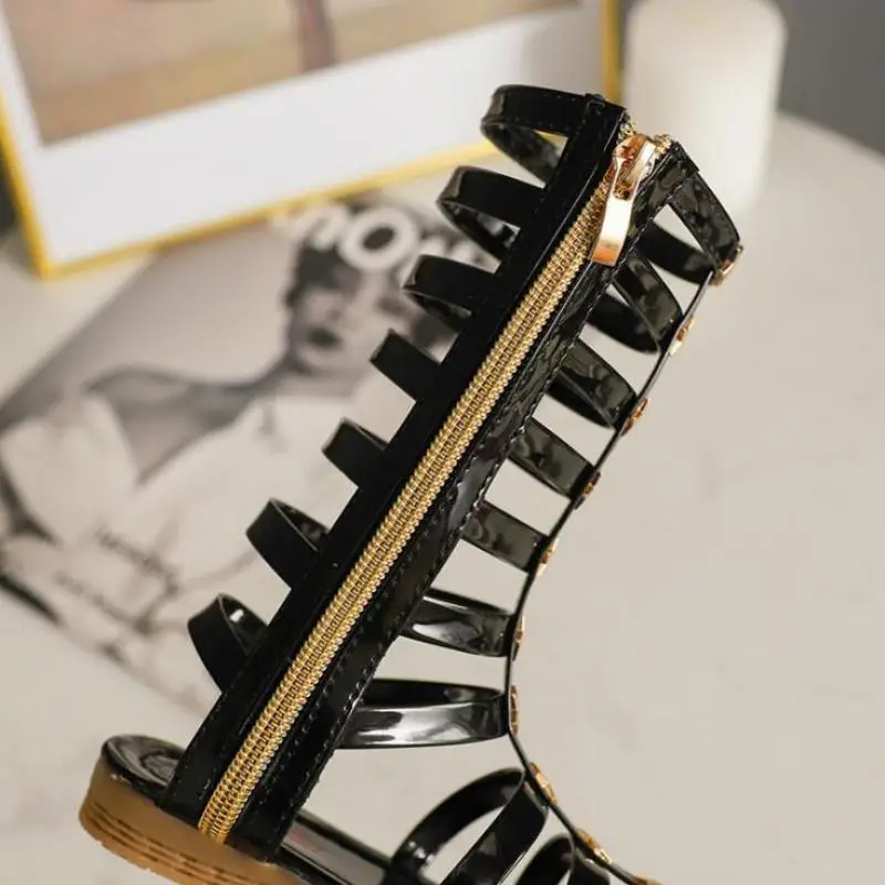 New-Summer-Child-Sandals-Roman-Boots-High-top-Girls-Sandals-Kids-Gladiator-Sandals-Hot-Sale-Toddler-4