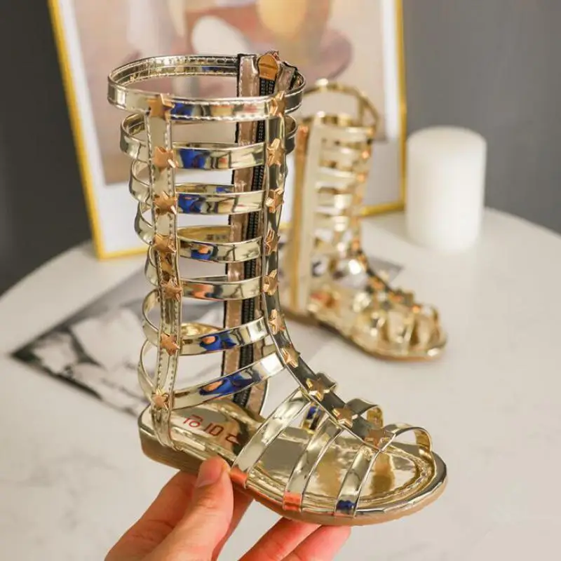 New-Summer-Child-Sandals-Roman-Boots-High-top-Girls-Sandals-Kids-Gladiator-Sandals-Hot-Sale-Toddler-3