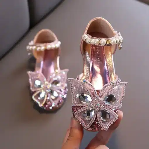 Girls-Sequin-Lace-Bow-Kids-Shoes-Girls-Cute-Pearl-Princess-Dance-Single-Casual-Shoe-2020-New-2