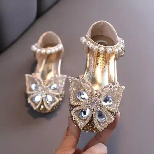 Girls-Sequin-Lace-Bow-Kids-Shoes-Girls-Cute-Pearl-Princess-Dance-Single-Casual-Shoe-2020-New-3