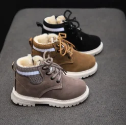 Children-Casual-Shoes-Autumn-Winter-Boots-Boys-Shoes-Fashion-Leather-Soft-Antislip-Girls-Boots-21-30