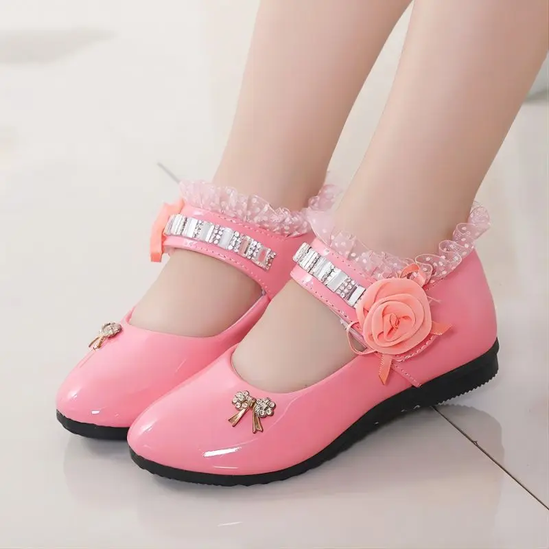 2021-New-Flower-Girls-Shoes-Spring-Autumn-Princess-Lace-PU-Leather-Shoes-Cute-Bowknot-Rhinestone-For-5