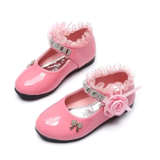 2021-New-Flower-Girls-Shoes-Spring-Autumn-Princess-Lace-PU-Leather-Shoes-Cute-Bowknot-Rhinestone-For-2