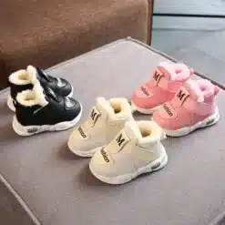 New-Kids-Baby-Girl-Boy-Shoes-Soft-Non-slip-Infant-First-Walkers-Winter-Warm-Plush-Baby