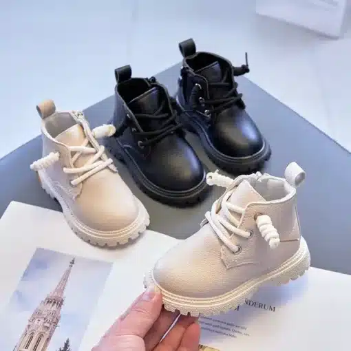 Baby-Kids-Short-Boots-Boys-Shoes-Autumn-Winter-Leather-Children-Boots-Fashion-Toddler-Girls-Boots-Boots
