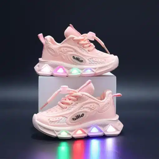 Baby-Shoes2023-Spring-Autumn-New-Boys-and-Girls-Light-Up-Clunky-Sneaker-Small-and-Medium-sized-2