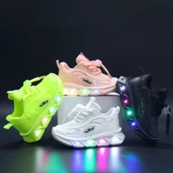 Baby-Shoes2023-Spring-Autumn-New-Boys-and-Girls-Light-Up-Clunky-Sneaker-Small-and-Medium-sized