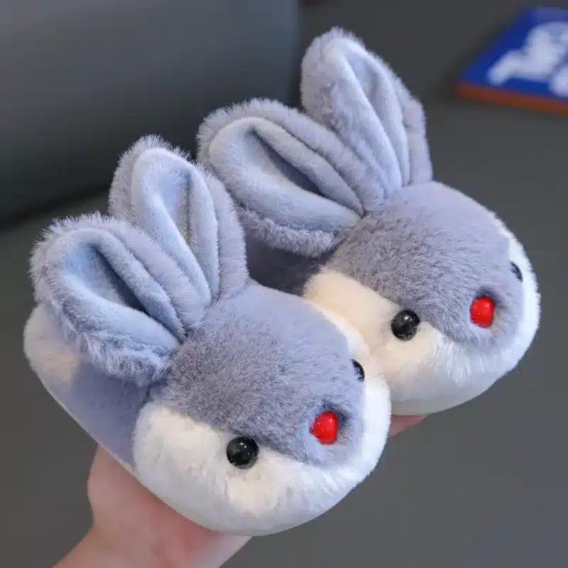 Children-Winter-Thick-Slippers-Kids-Cotton-padded-Shoes-Baby-Indoor-Warm-Slippers-Girls-Cute-Cartoon-Rabbit-4