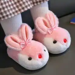 Children-Winter-Thick-Slippers-Kids-Cotton-padded-Shoes-Baby-Indoor-Warm-Slippers-Girls-Cute-Cartoon-Rabbit-1