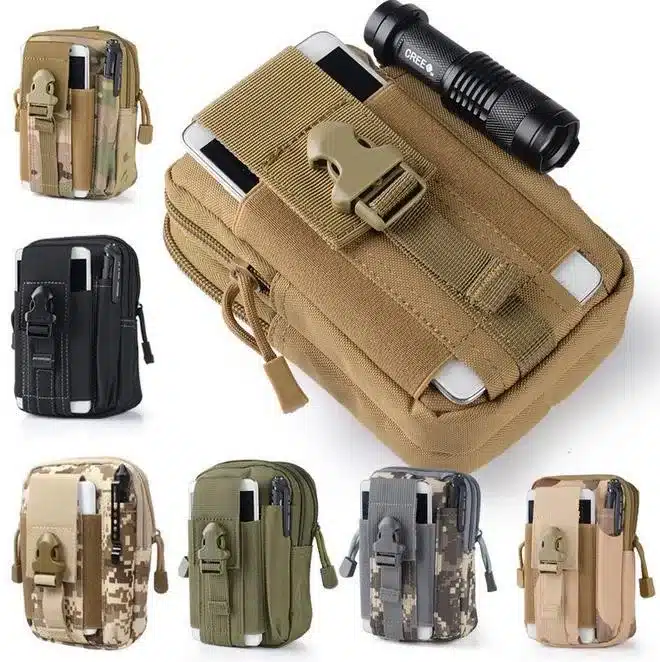 Tactical Molle bag Pouch Belt Waist Packs Bag Pocket Military Waist Fanny Pack Pocket for Iphone 6 6s 5s for Samsung Galaxy S6 10