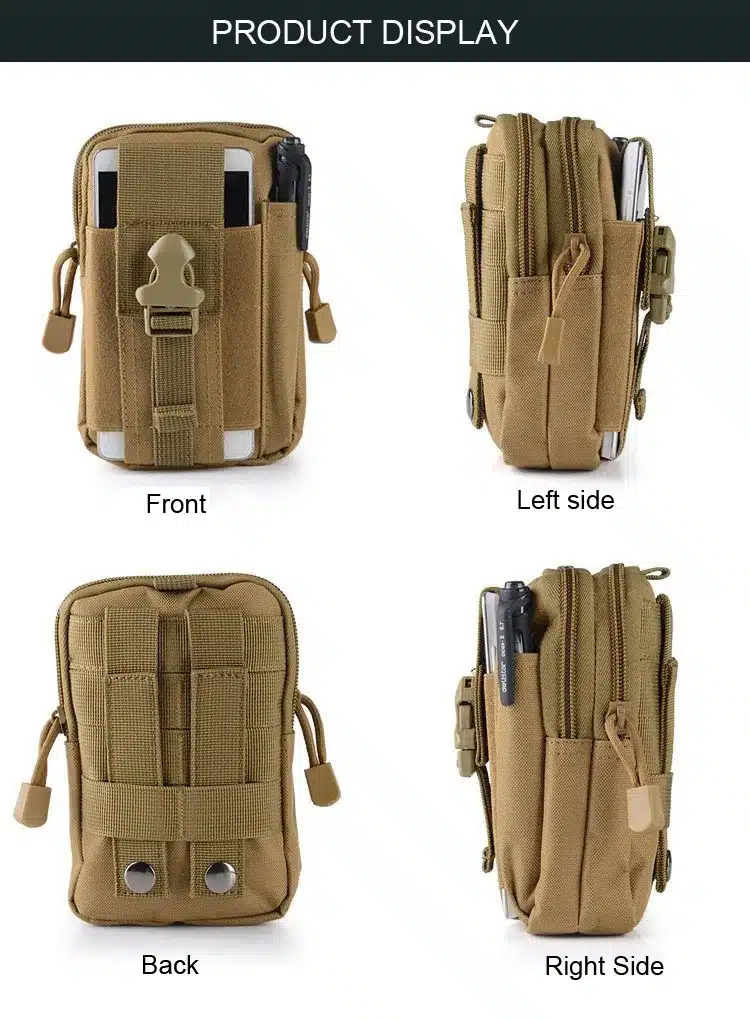 Tactical Molle bag Pouch Belt Waist Packs Bag Pocket Military Waist Fanny Pack Pocket for Iphone 6 6s 5s for Samsung Galaxy S6 15