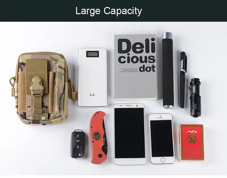 Tactical Molle bag Pouch Belt Waist Packs Bag Pocket Military Waist Fanny Pack Pocket for Iphone 6 6s 5s for Samsung Galaxy S6 18