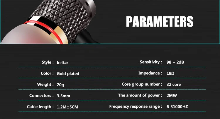 KZ-ED2 Professional In-Ear Earphone Metal Heavy Bass Sound Quality Music Earphone 's High-End Brand Headset fone de ouvido 22