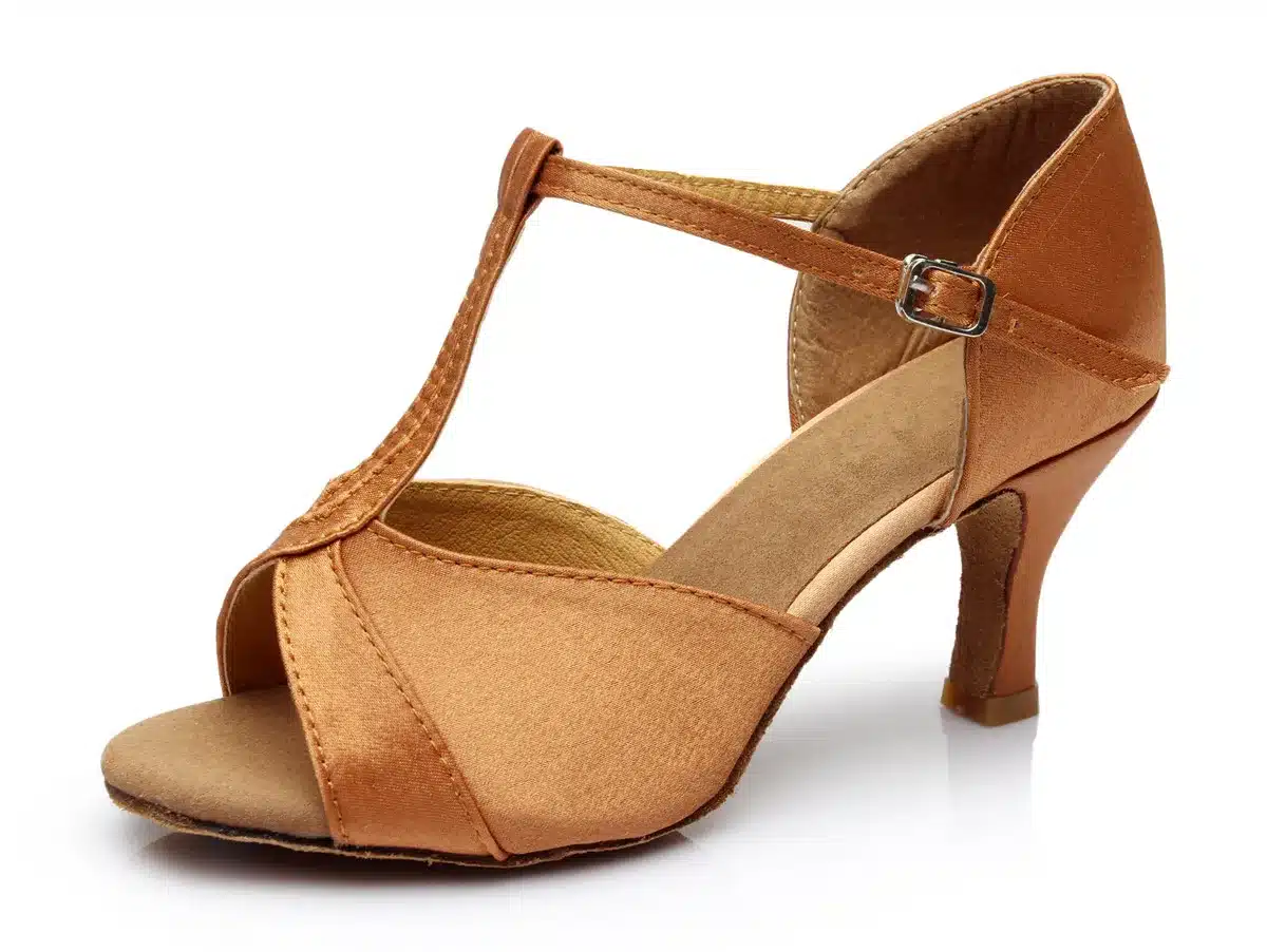 Hot Sale women's Latin dance shoes square and thin heel high quality ladies salsa dance shoes 13