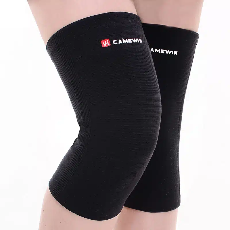 1 Piece Knee Protector Pads Warm CAMEWIN Brand High Elasticity Knee Support Relieve Arthritis Gym Sports Outdoor Guard Kneepad 17