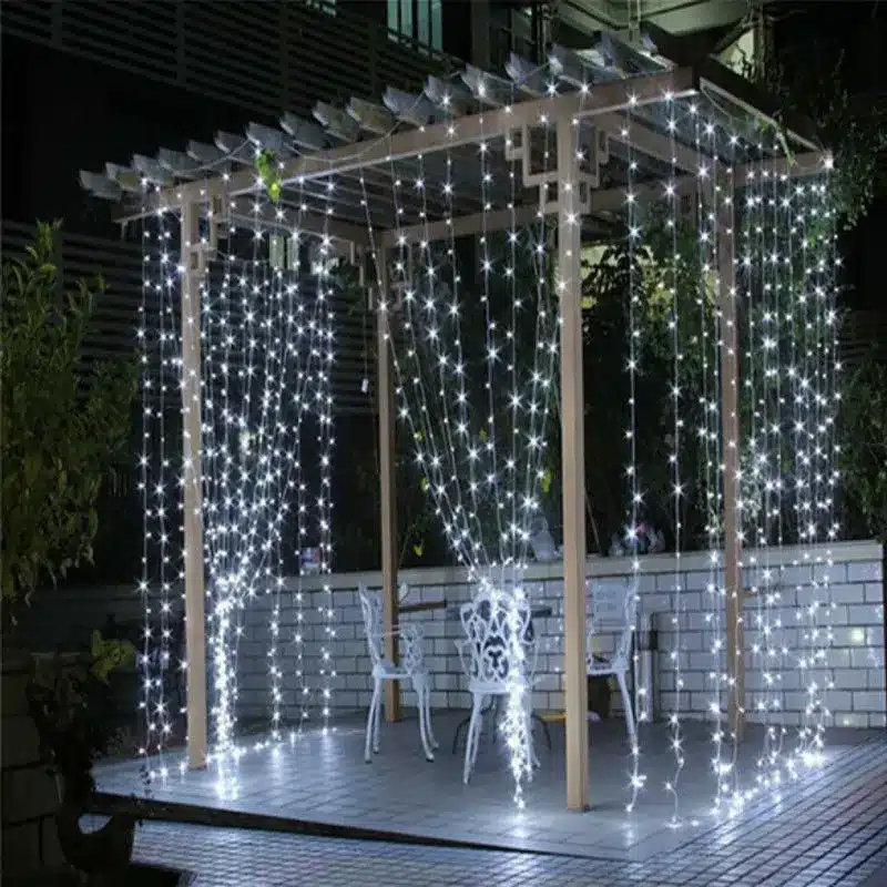 3x3/6x3/10x3m led New Year Christmas Garlands LED Wedding Fairy String light Christmas fairy Light garden party Curtain light 14