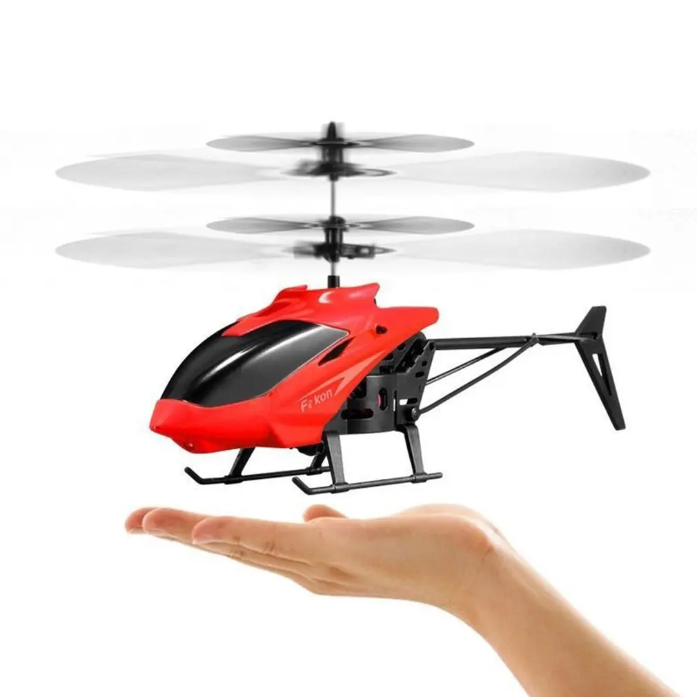 Punane või kollane helikopter toas lennutamiseks | kujundav pilt e-kaubamaja pildikogust