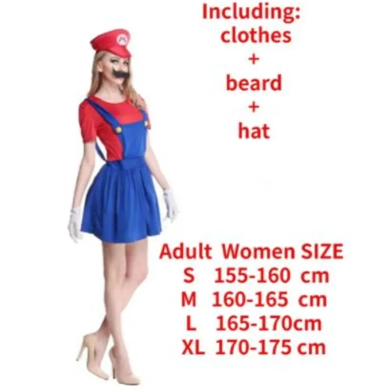 Super Mario kostüüm naistele
