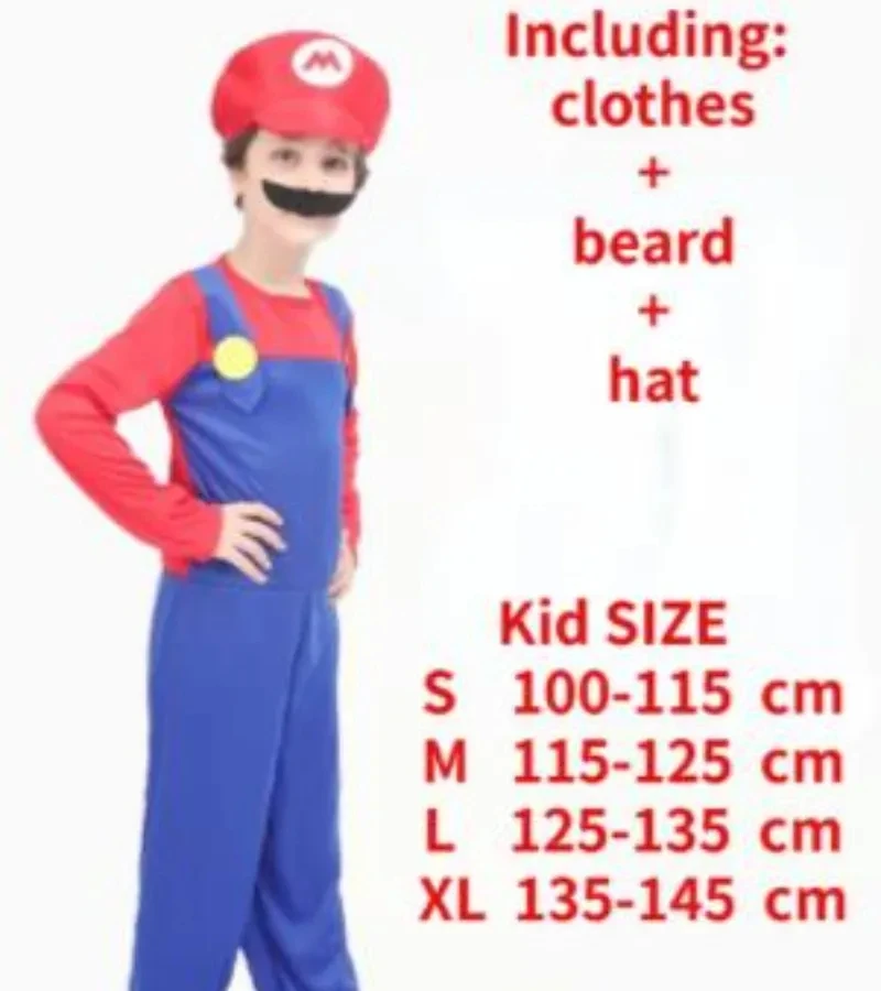 Super Mario kostüüm poistele
