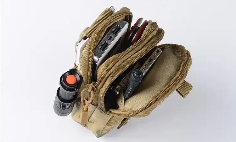 Outdoor Camping Climbing Bag Tactical Military Molle Hip Waist Belt Wallet Pouch Purse Phone Case for iPhone 7 for Samsung 17