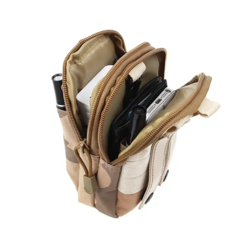 Outdoor Camping Climbing Bag Tactical Military Molle Hip Waist Belt Wallet Pouch Purse Phone Case for iPhone 7 for Samsung 19