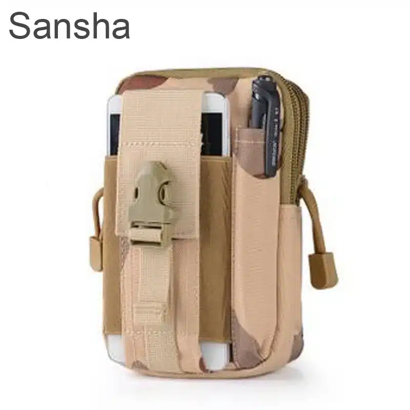 Outdoor Camping Climbing Bag Tactical Military Molle Hip Waist Belt Wallet Pouch Purse Phone Case for iPhone 7 for Samsung 36