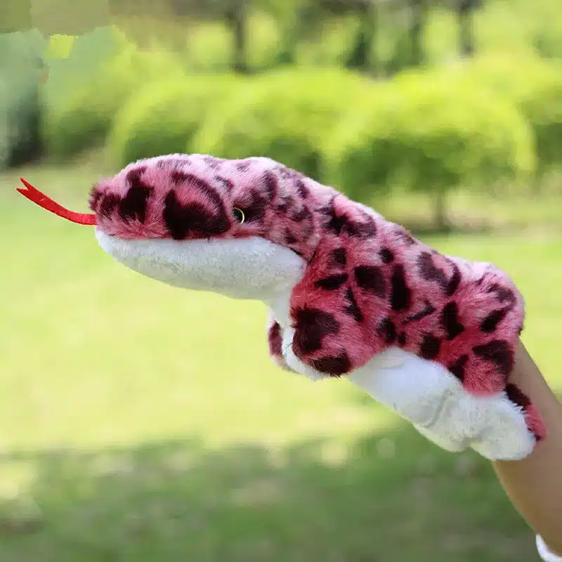 Animal Plush Hand Puppet Doll Toys Pig Cat Owl Monkey Dog Rabbit Shark Bear Puppet Kids Soft Kukla Toys Marionnette 18