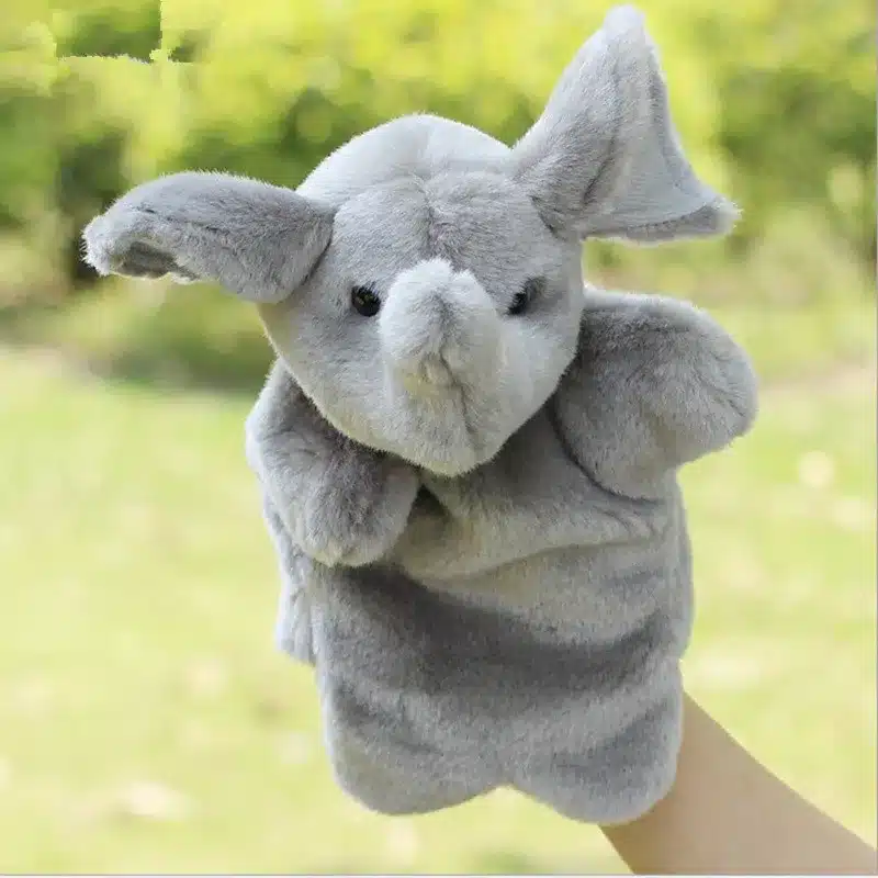 Animal Plush Hand Puppet Doll Toys Pig Cat Owl Monkey Dog Rabbit Shark Bear Puppet Kids Soft Kukla Toys Marionnette 21