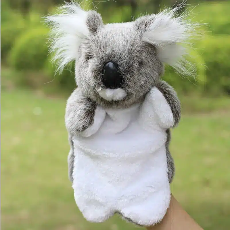 Animal Plush Hand Puppet Doll Toys Pig Cat Owl Monkey Dog Rabbit Shark Bear Puppet Kids Soft Kukla Toys Marionnette 23