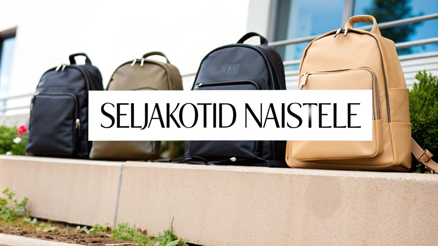 Kuidas valida naistele sobivat seljakotti? | E-pood Tootemaailm Seljakotid Naistele