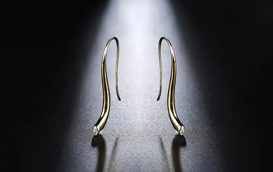 ORSA JEWELS 2017 Hot Trendy Rose Gold Color Earrings 100% Allergy Free Earrings with White Cubic Zirconia Stone Earrings OE168 29