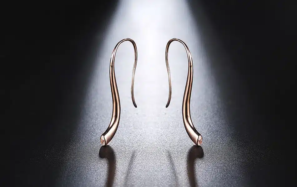 ORSA JEWELS 2017 Hot Trendy Rose Gold Color Earrings 100% Allergy Free Earrings with White Cubic Zirconia Stone Earrings OE168 39