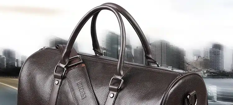 Free shipping FEGER brand fashion extra large weekend duffel bag big genuine leather business men's travel bag popular design 2