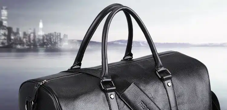 Free shipping FEGER brand fashion extra large weekend duffel bag big genuine leather business men's travel bag popular design 5