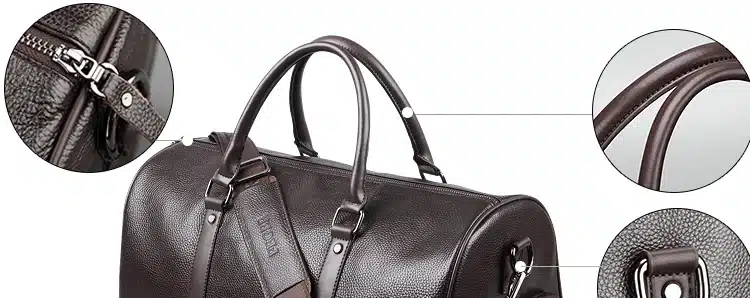 Free shipping FEGER brand fashion extra large weekend duffel bag big genuine leather business men's travel bag popular design 16