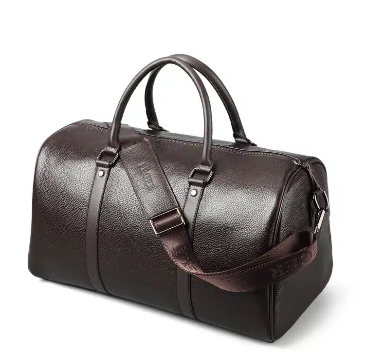Free shipping FEGER brand fashion extra large weekend duffel bag big genuine leather business men's travel bag popular design 32