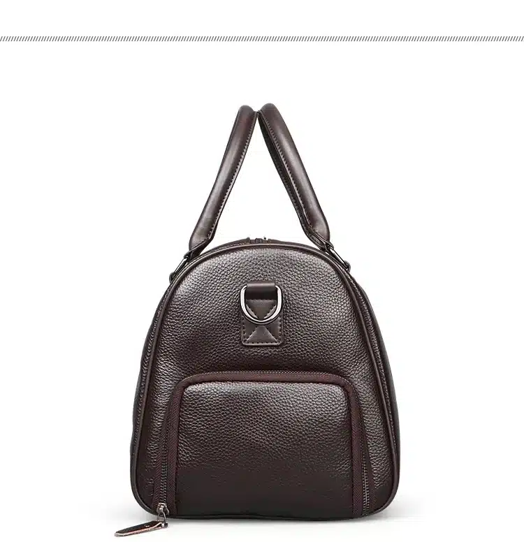 Free shipping FEGER brand fashion extra large weekend duffel bag big genuine leather business men's travel bag popular design 33