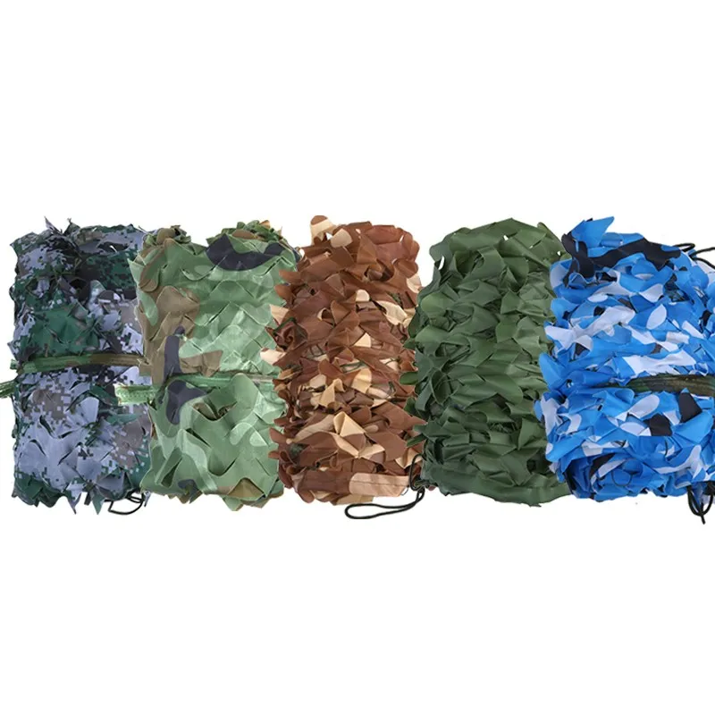 5 colors Camouflage Net Outdoor camping tarp sun shelter high quality awning hiking military camouflage camo netting for hunting 4