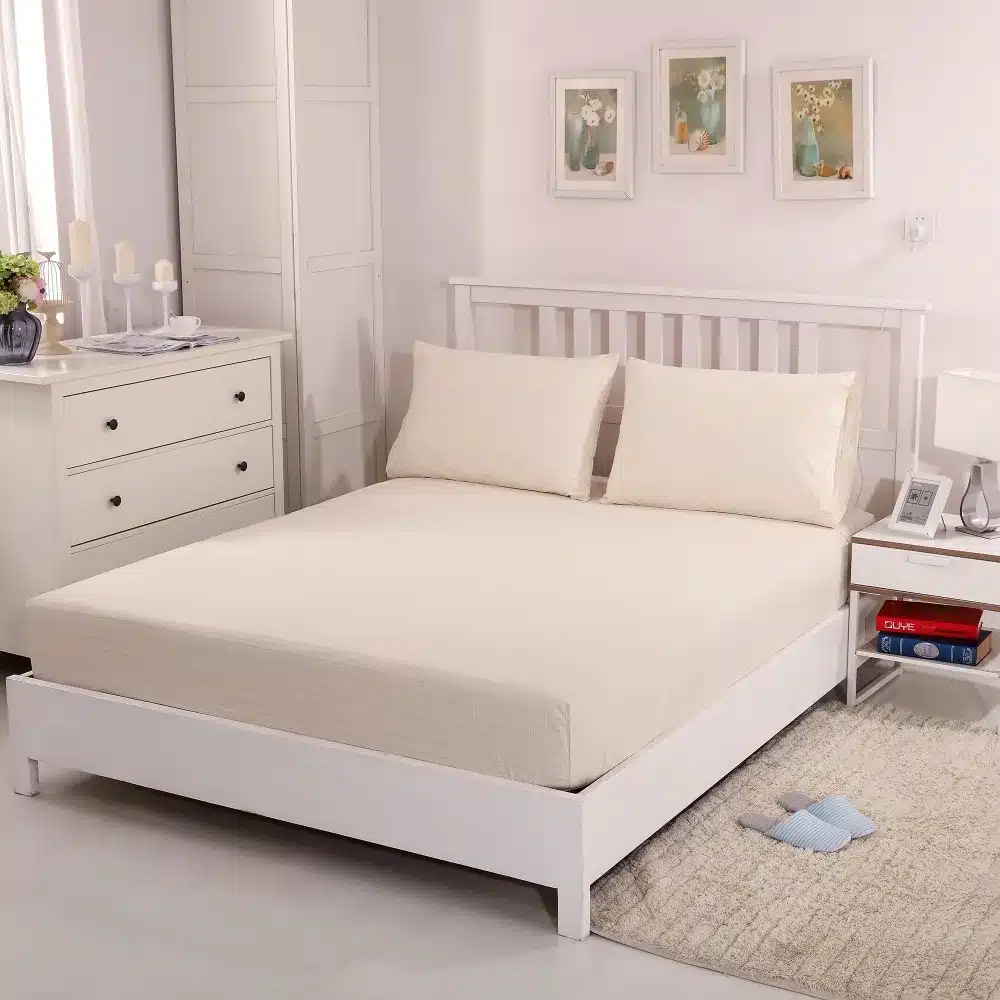 Earthing Fitted sheet Earth Bedspread by Grounding Cotton $ Silver Conductive EMF protection from Health Queen size (153*203cm) 9