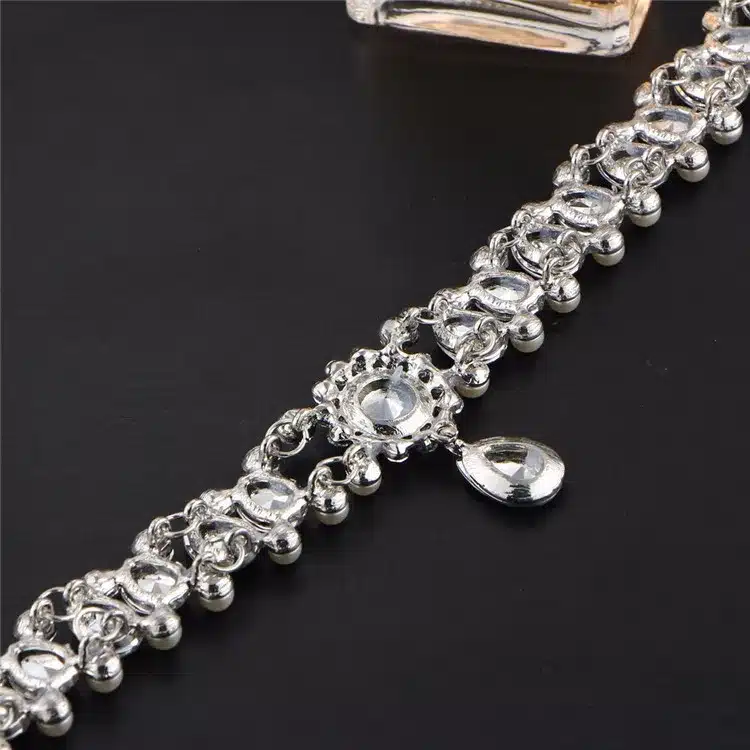 17KM Boho Collar Choker Water Drop Crystal Beads Choker Necklace &pendant Vintage Simulated Pearl Statement Beads Maxi Jewelry 45