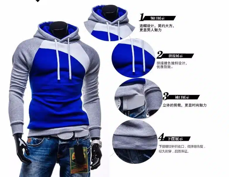 Hoodies Men 2017 Brand Male Long Sleeve Hoodie Magnetite Letter Word Sweatshirt Mens Moletom Masculino Hoodies Slim Tracksuit 4