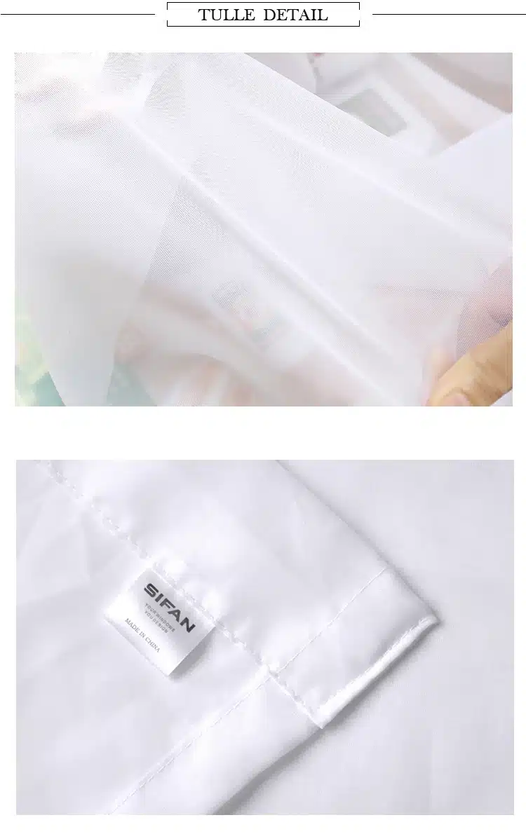 Cheap Curtains Solid White Tulle Modern Curtains for Living Room Translucidus Curtains Window Sheer for the Bedroom Custom Made 12