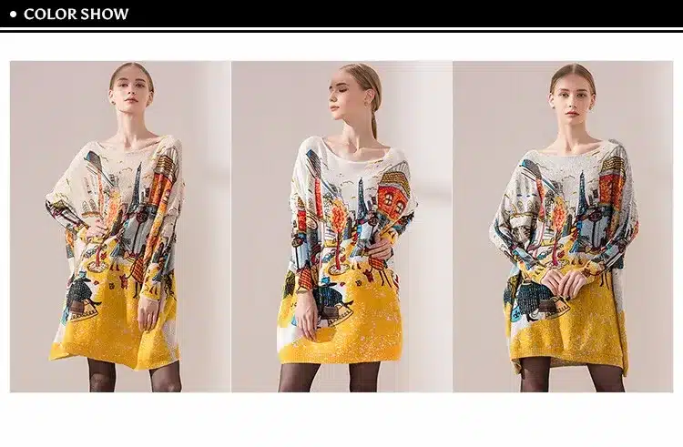 New 2017 Autumn Casual Long Women Sweater Coat Batwing Sleeve Loose Women's Sweaters Clothes Pullovers Fashion Pullover Clothing 14