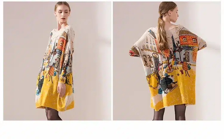 New 2017 Autumn Casual Long Women Sweater Coat Batwing Sleeve Loose Women's Sweaters Clothes Pullovers Fashion Pullover Clothing 16