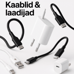 Erinevad kaablid ja laadijad e-poes